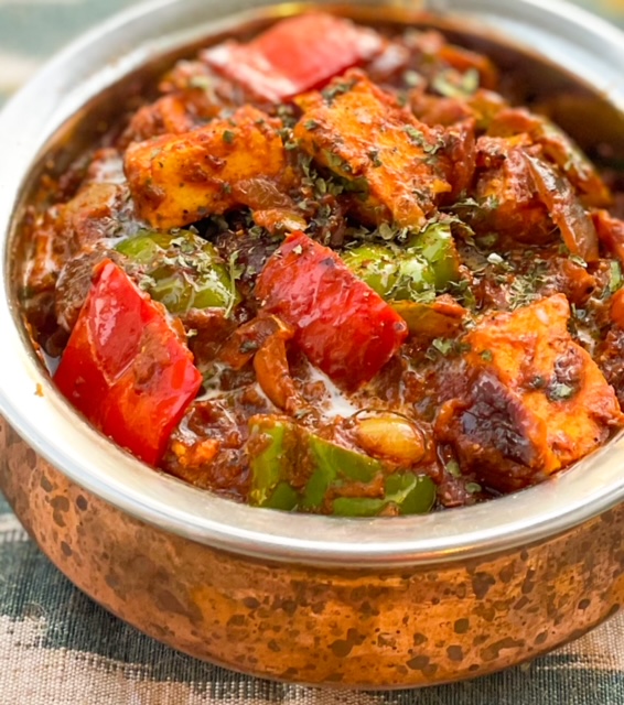 Karahi Paneer – Indian Cottage Cheese with Bell Peppers and Onions – The  Hungry Palate